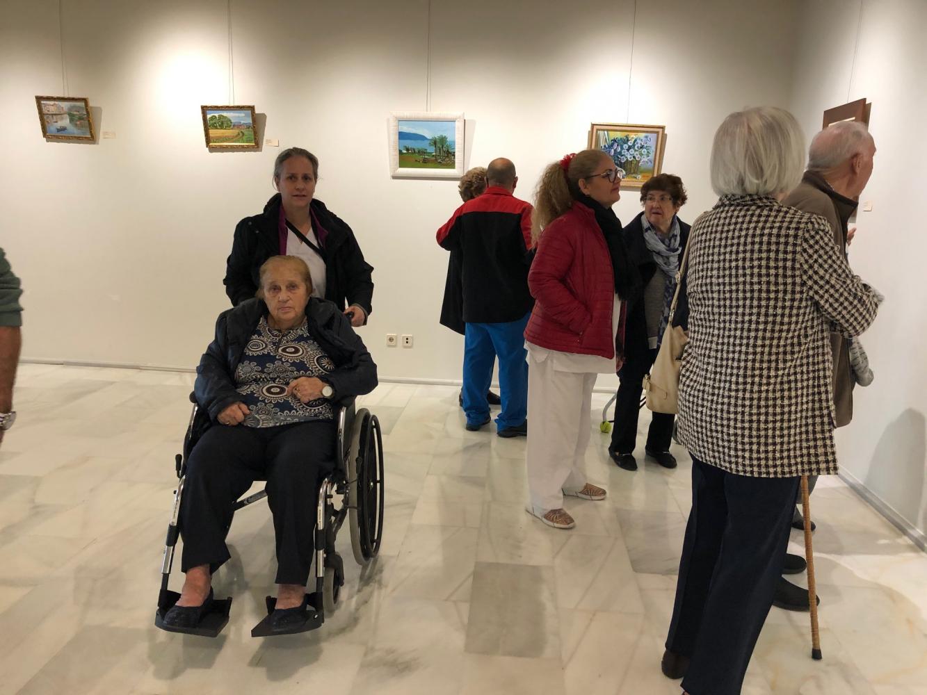 Excursión a la exposición de pintura de D. Félix Heredero de la Parra Foto 10