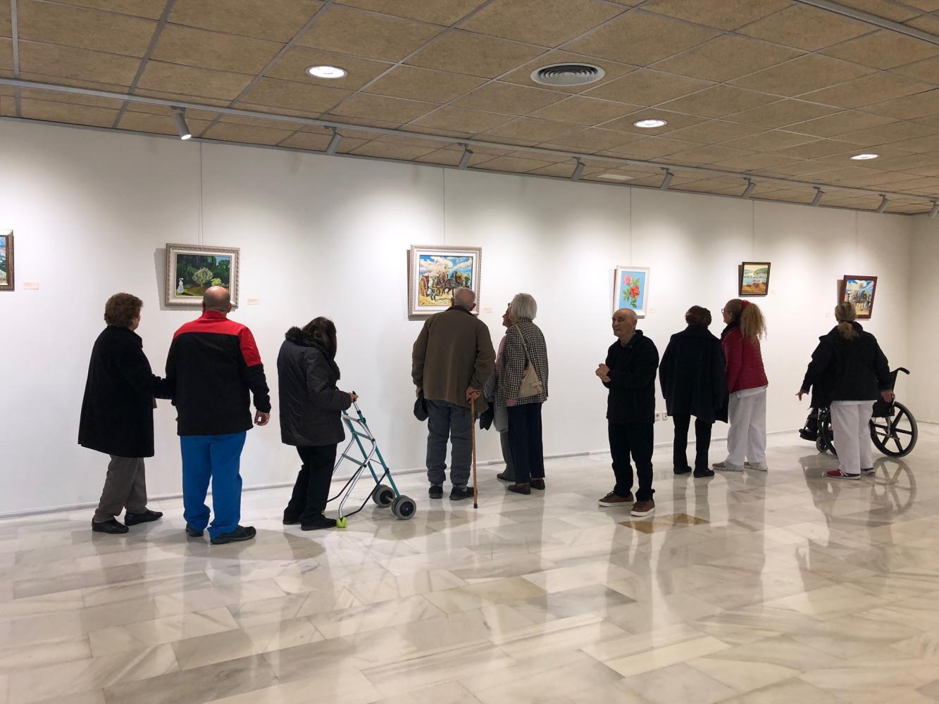 Excursión a la exposición de pintura de D. Félix Heredero de la Parra Foto 14