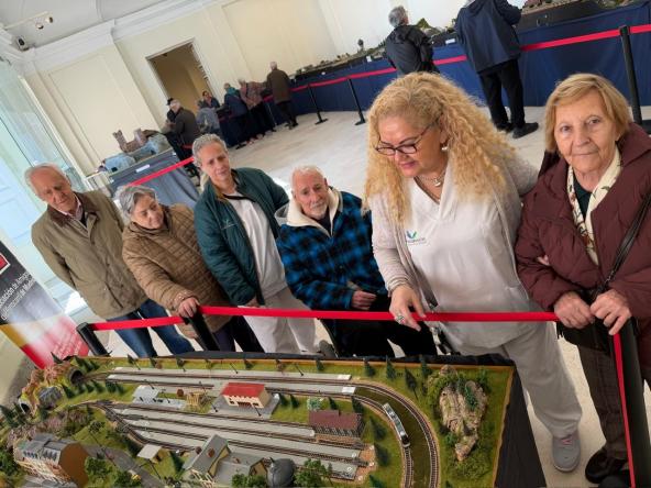 Exposición de maquetas de trenes eléctricos históricos